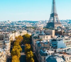 Photo vue de haut de paris 15