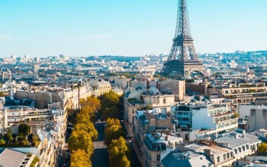 Photo vue de haut de paris 15